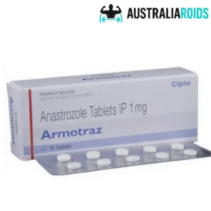 Armotraz 1mg anastrozole tablets box and blister pack for bodybuilding use