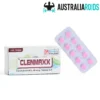 Clenmaxx (Clenbuterol 60 mcg) tablets by Evolve Biolabs with 100 tablets in a box and blister pack displayed.
