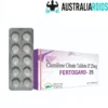 Fertogard 25 mg Clomifene Citrate 25mg tablets box and blister pack