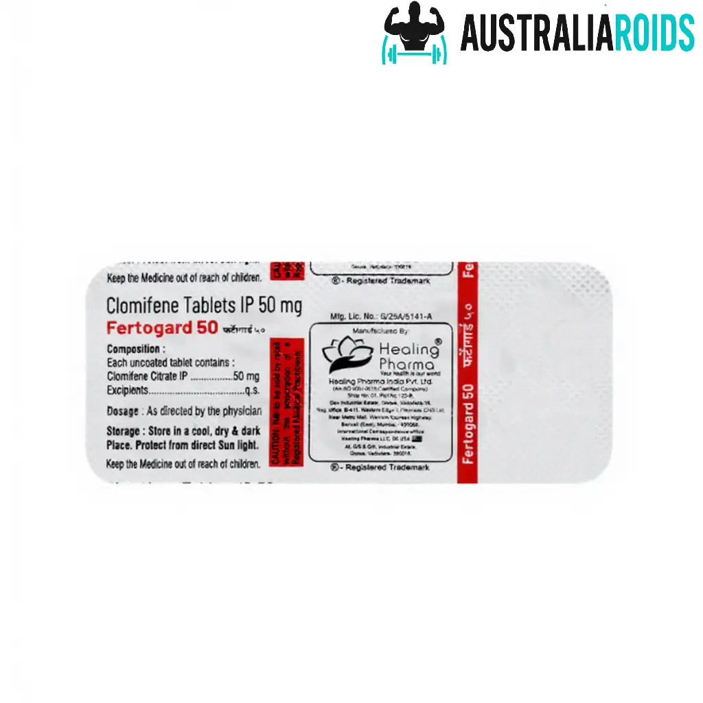 Fertogard 50mg Tablets Fertogard 50mg Tablets blister strip by Australia Roids