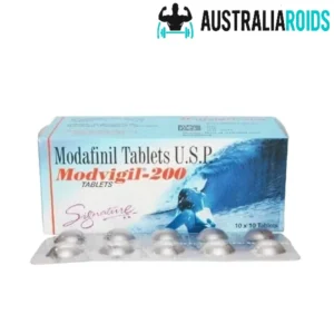 Modvigil 200mg Modafinil tablets packaging with blister strip