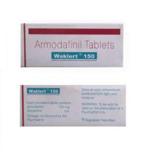 Waklert 150 mg Armodafinil tablet box packaging