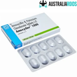 Amoxyclav 1000mg blister pack showing tablets
