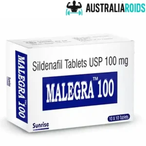 Malegra 100 mg sildenafil tablet box packaging