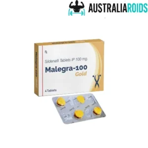 Malegra Gold 100 mg sildenafil tablet box packaging