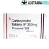 ProSoma 350 Carisoprodol Tablets IP 350 mg muscle relaxant medicine box