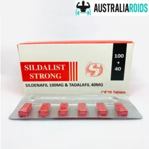 Sildalist Strong 140mg tablet strip containing sildenafil citrate 100mg and tadalafil 40mg for erectile dysfunction treatment