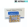Tadarise 10 mg tablet for treating erectile dysfunction with Tadalafil