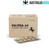 Vilitra 60 mg tablet for maximum strength erectile dysfunction treatment with vardenafil
