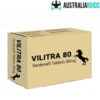 Vilitra 80 mg tablet for maximum strength erectile dysfunction treatment with vardenafil