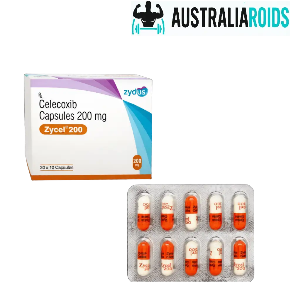 Zycel 200 mg Celecoxib blister pack showing capsules