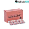 Super Vilitra tablet for erectile dysfunction and premature ejaculation treatment with vardenafil and dapoxetine