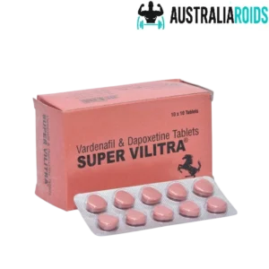 Super Vilitra tablet for erectile dysfunction and premature ejaculation treatment with vardenafil and dapoxetine