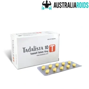 Tadalista 10 mg tablet for erectile dysfunction treatment with tadalafil
