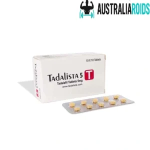 Tadalista 5 mg tablet for erectile dysfunction treatment with tadalafil