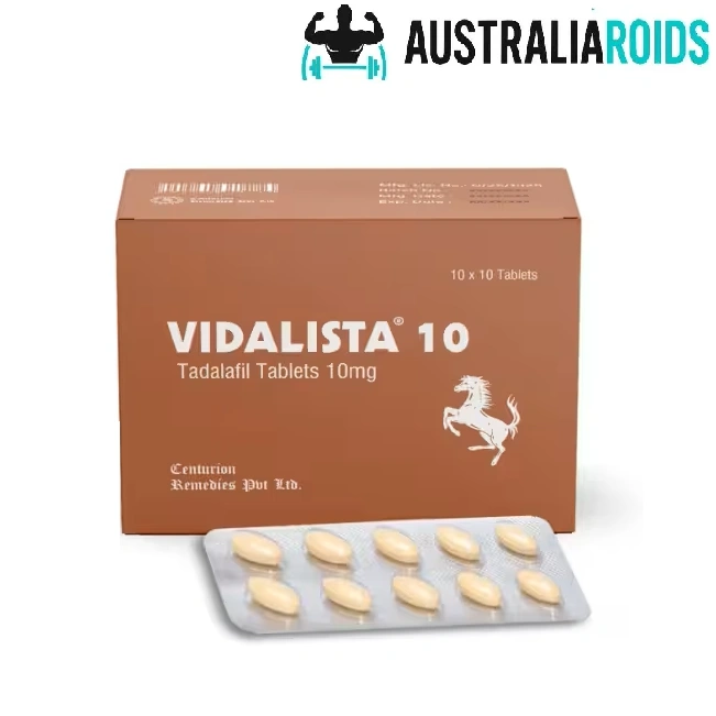 Vidalista 10 mg tablet for erectile dysfunction, containing Tadalafil.