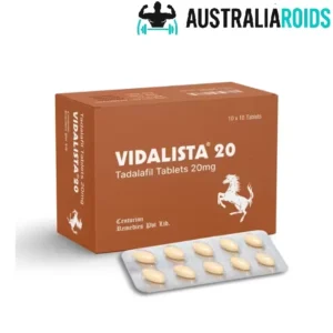 Vidalista 20 mg tablet, containing Tadalafil, for erectile dysfunction treatment.