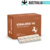 Vidalista 40 mg tablet for erectile dysfunction, containing Tadalafil.