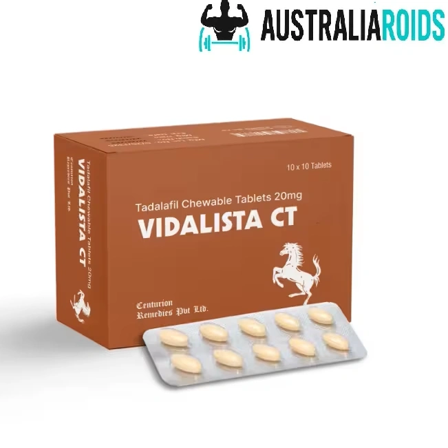 Vidalista CT 20 mg chewable tablet with Tadalafil for treating erectile dysfunction.