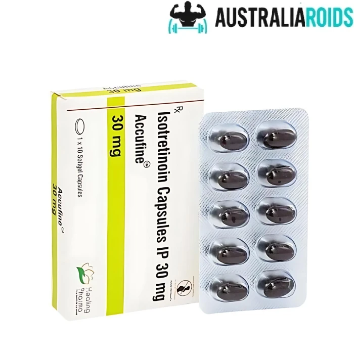 Accufine 30 mg isotretinoin capsule for severe acne treatment