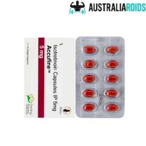 Accufine 5mg tablet for acne treatment and skin health