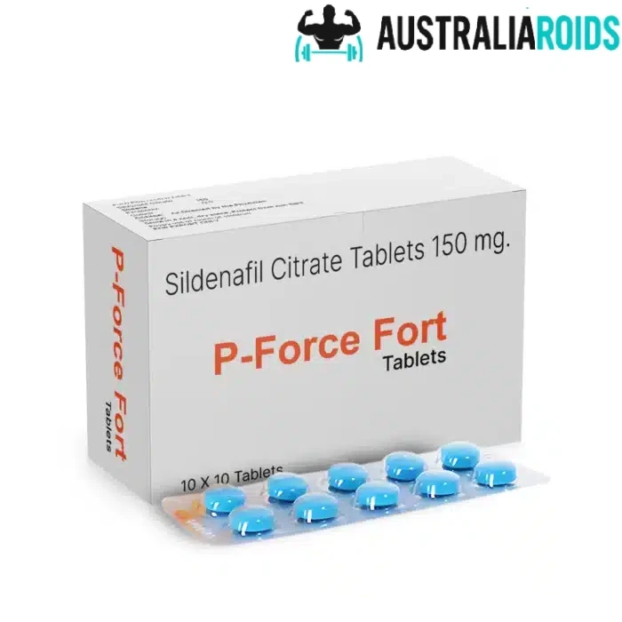 P Force Fort 150 mg tablets for erectile dysfunction treatment with Sildenafil Citrate.