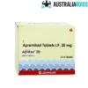 Apremilast 20 mg tablet used for psoriasis and psoriatic arthritis treatment
